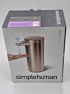 simplehuman Sensor Pump in Rose Gold